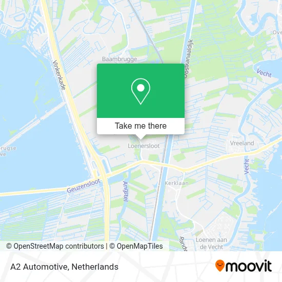 A2 Automotive map
