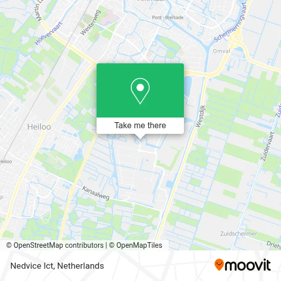 Nedvice Ict map