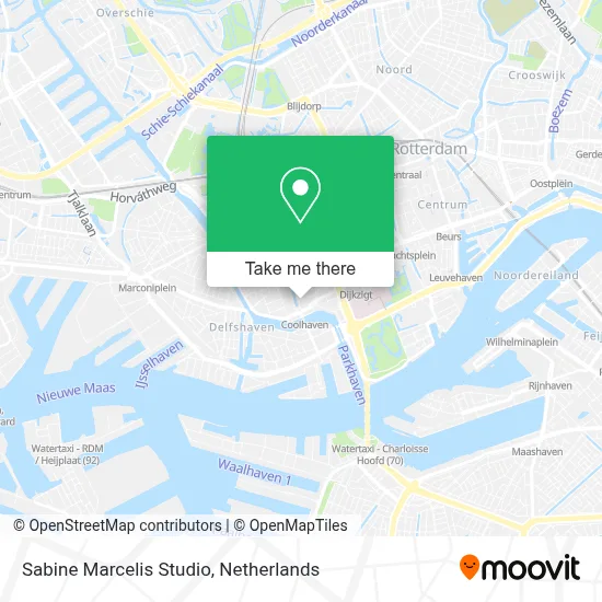 Sabine Marcelis Studio map