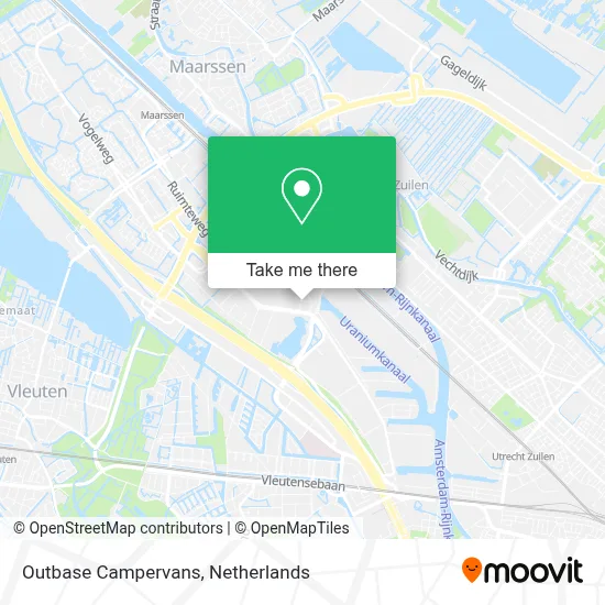 Outbase Campervans map