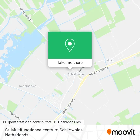 St. Multifunctioneelcentrum Schildwolde map