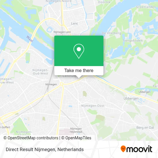 Direct Result Nijmegen map
