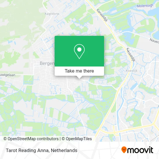 Tarot Reading Anna map