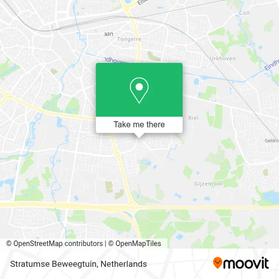 Stratumse Beweegtuin map