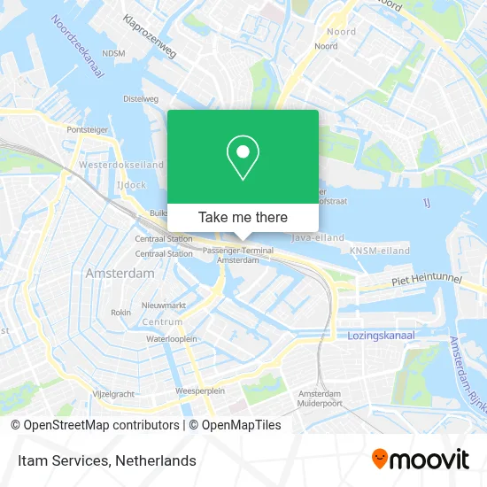 Itam Services map