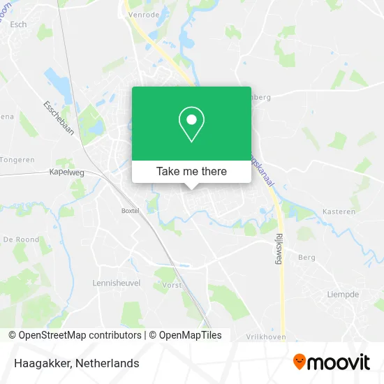 Haagakker map