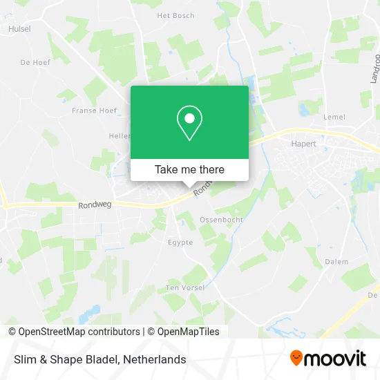Slim & Shape Bladel map