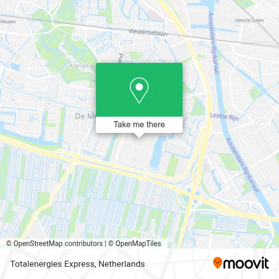 Totalenergies Express map