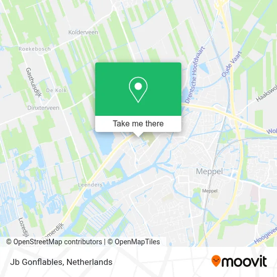 Jb Gonflables map