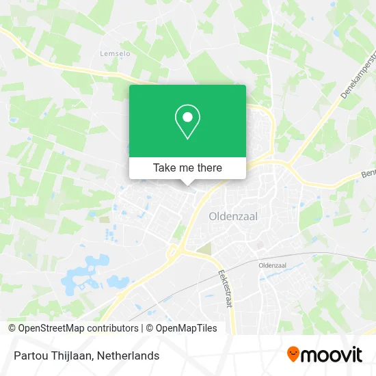 Partou Thijlaan map