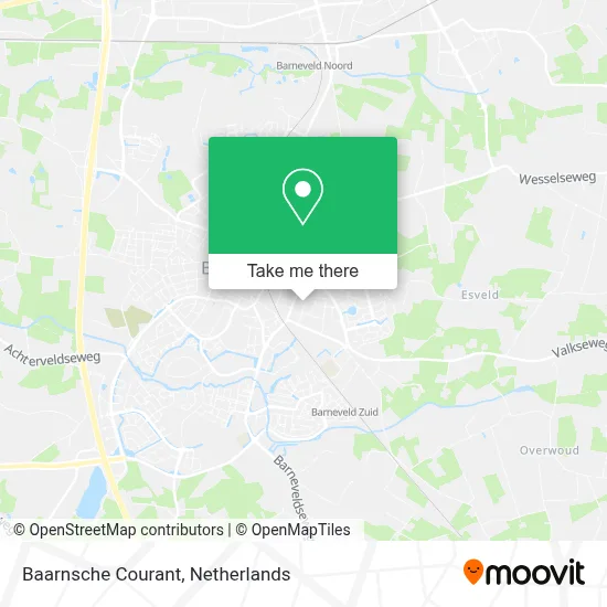 Baarnsche Courant map