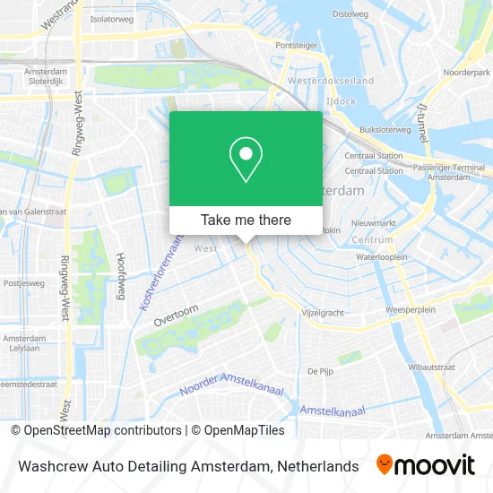 Washcrew Auto Detailing Amsterdam map
