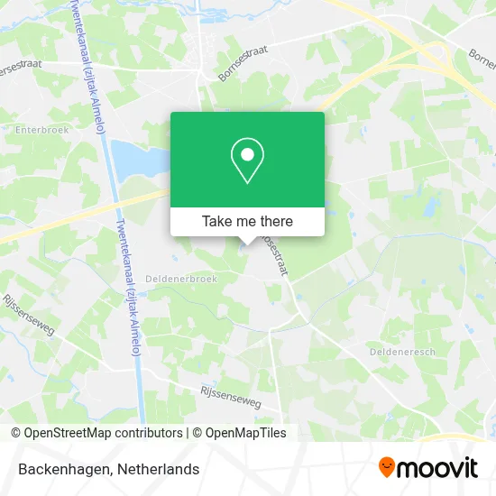 Backenhagen Karte
