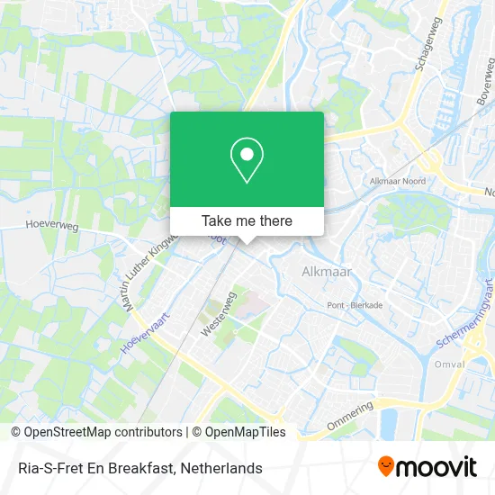 Ria-S-Fret En Breakfast map