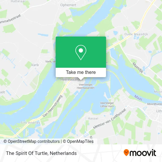 The Spirit Of Turtle map