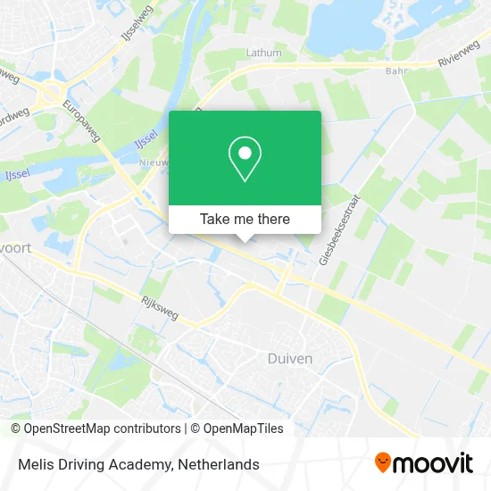 Melis Driving Academy map