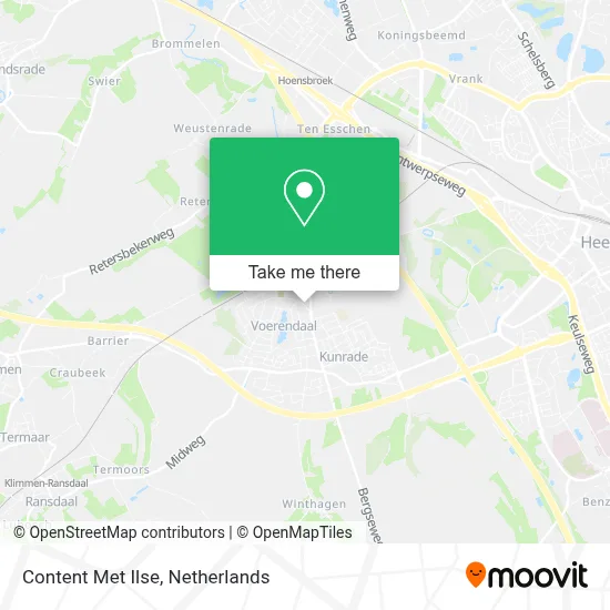 Content Met Ilse map