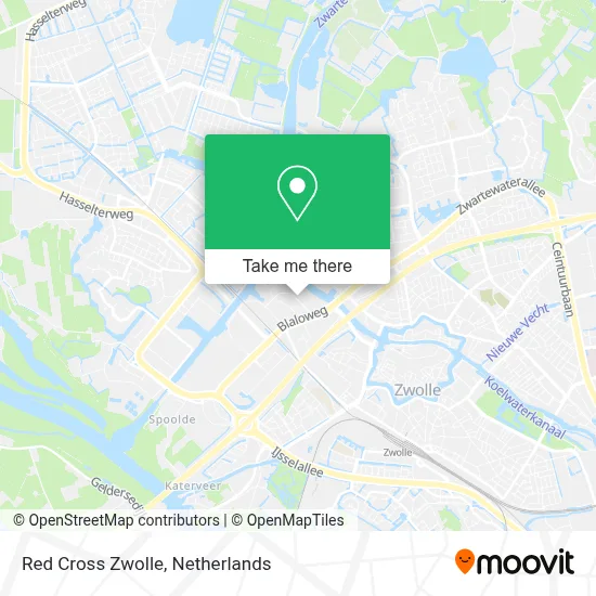 Red Cross Zwolle map