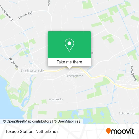 Texaco Station map
