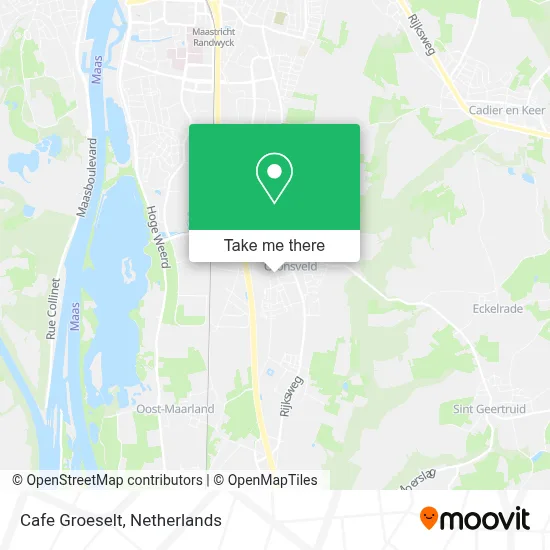 Cafe Groeselt map