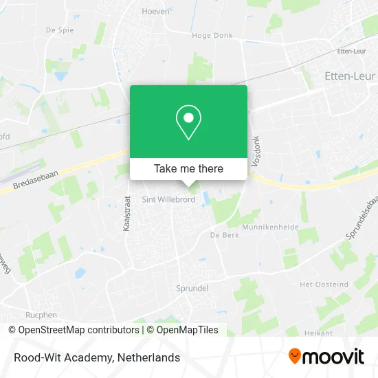 Rood-Wit Academy Karte