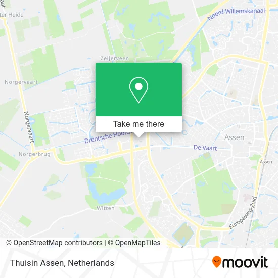 Thuisin Assen map