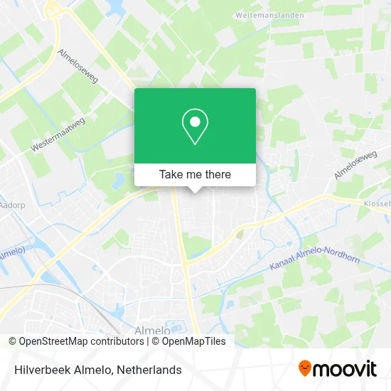 Hilverbeek Almelo map