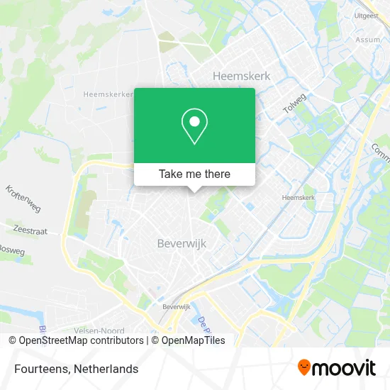 Fourteens map