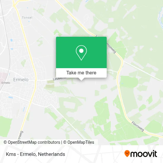 Kms - Ermelo map