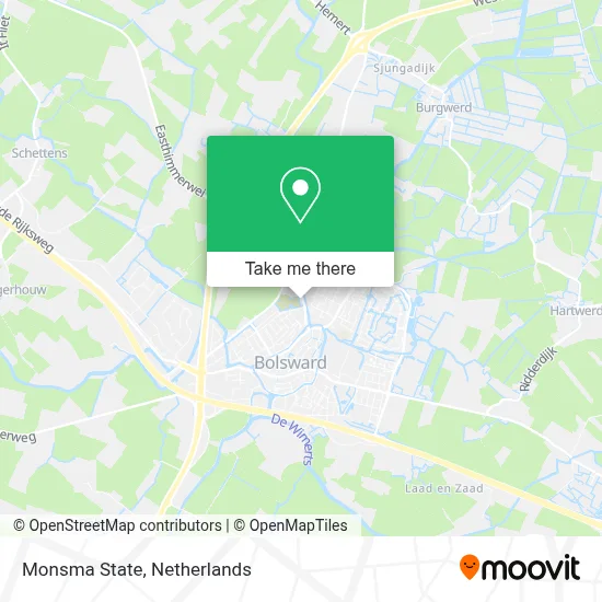 Monsma State map
