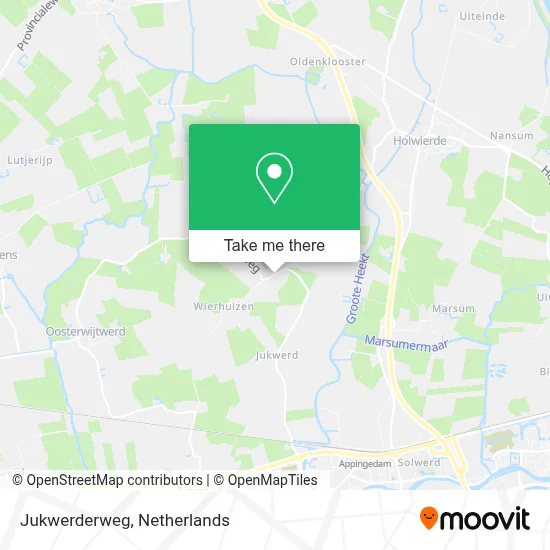 Jukwerderweg map
