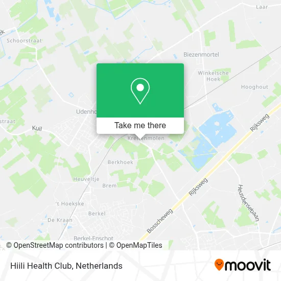 Hiili Health Club map