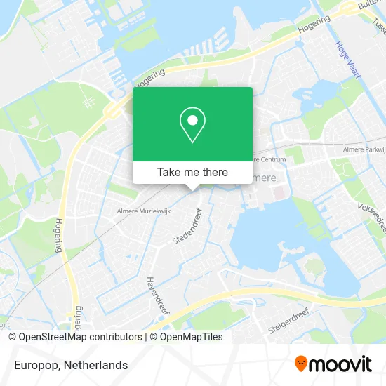 Europop map