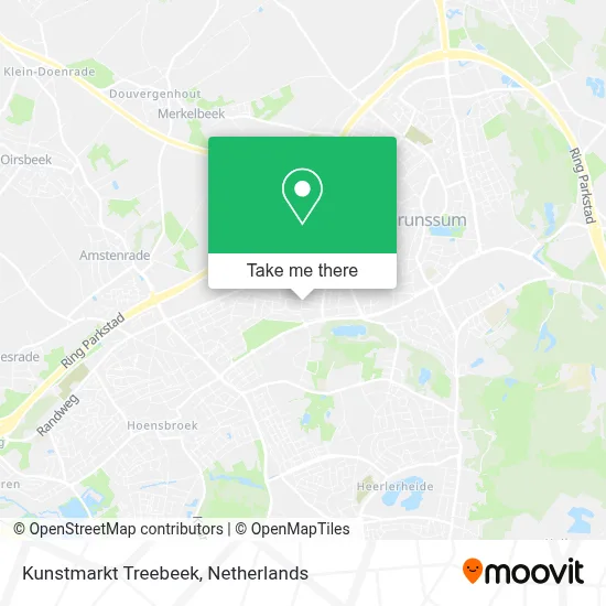 Kunstmarkt Treebeek map