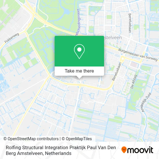 Rolfing Structural Integration Praktijk Paul Van Den Berg Amstelveen map