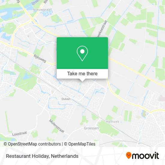 Restaurant Holiday map