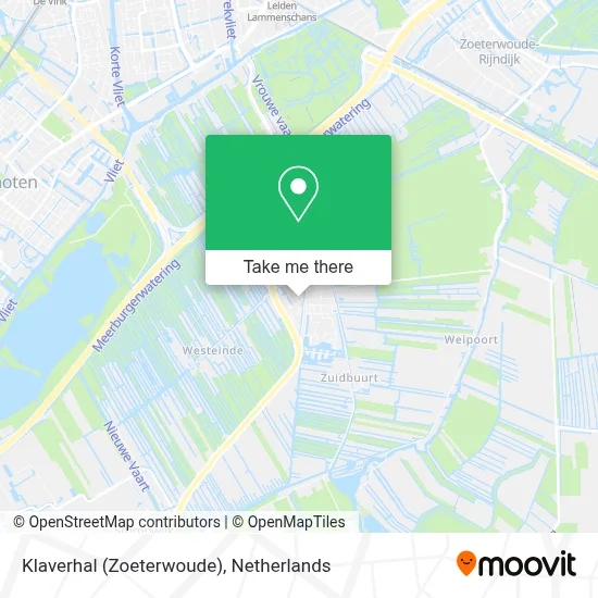 Klaverhal (Zoeterwoude) map