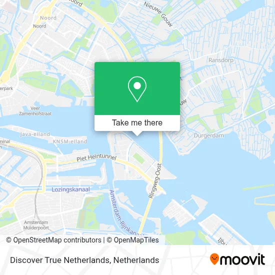 Discover True Netherlands map