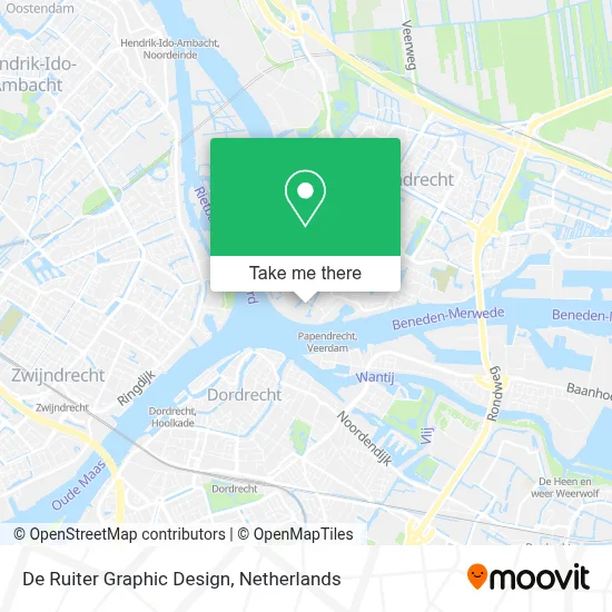 De Ruiter Graphic Design Karte
