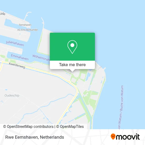 Rwe Eemshaven map