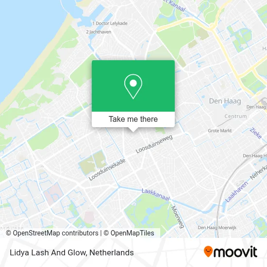 Lidya Lash And Glow map