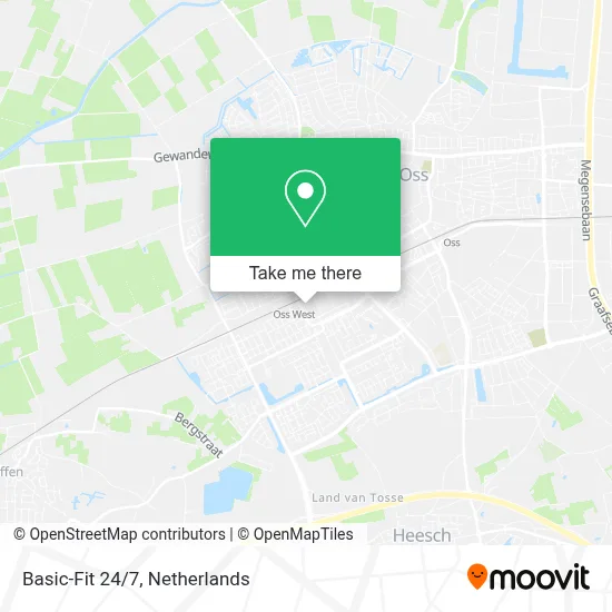 Basic-Fit 24/7 map