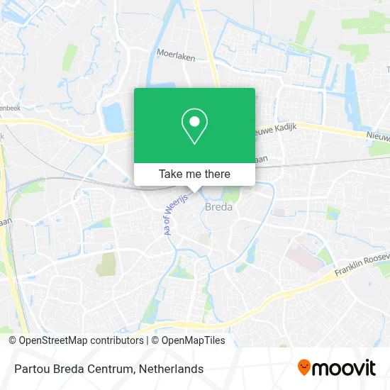 Partou Breda Centrum map