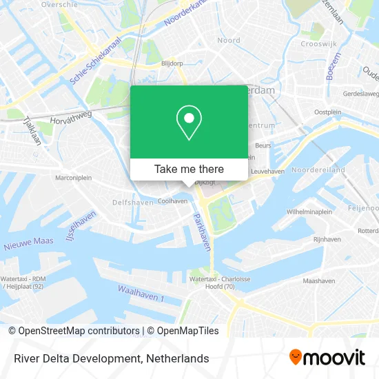River Delta Development map