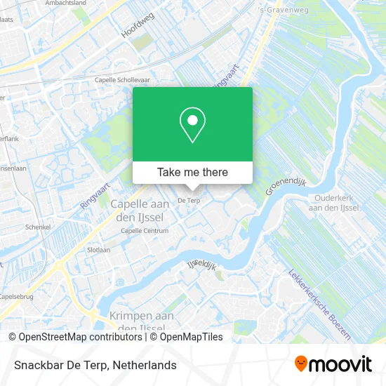 Snackbar De Terp map