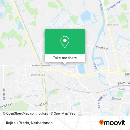 Jiujitsu Breda map