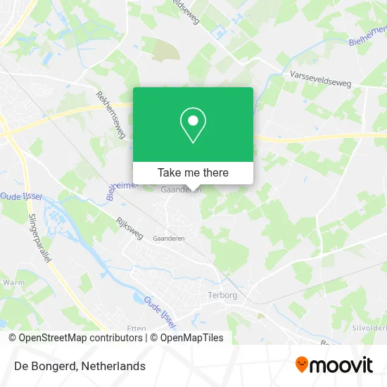 De Bongerd map