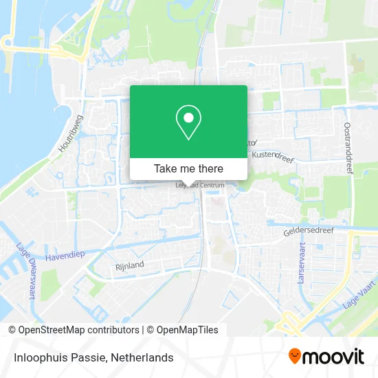 Inloophuis Passie map