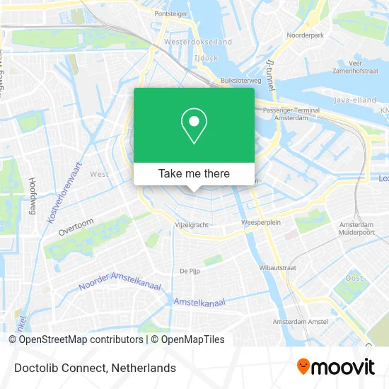 Doctolib Connect map