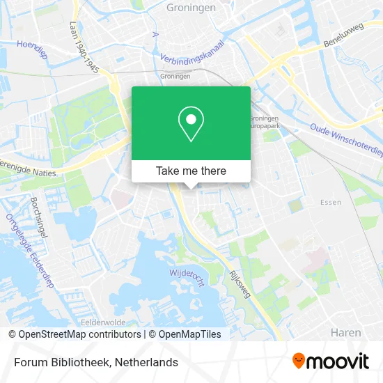 Forum Bibliotheek map
